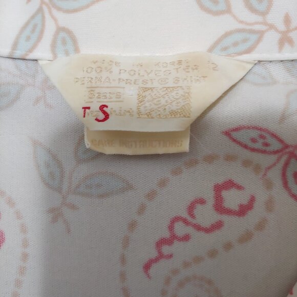 Vintage Sears 1970s Floral Pattern Shirt - Picture 2 of 5